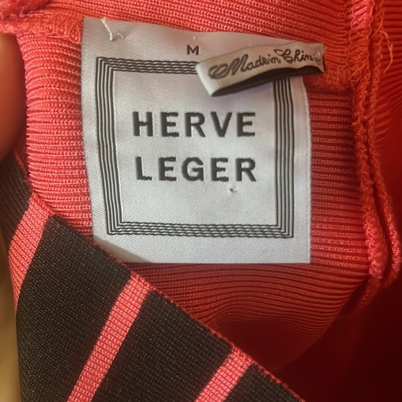 Hervé Léger Open Back Mini Dress (Size Medium) - Picture 3 of 3
